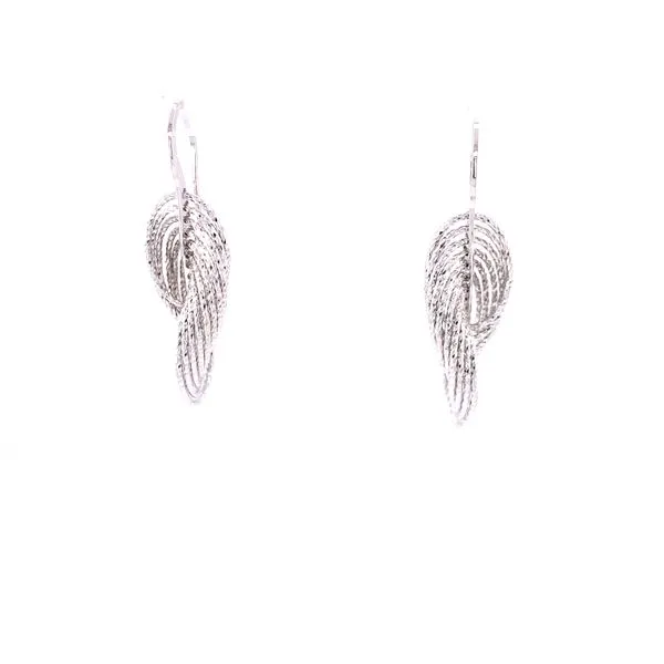 Sterling 10 oval drop earrings Hogan's Jewelers Gaylord, MI