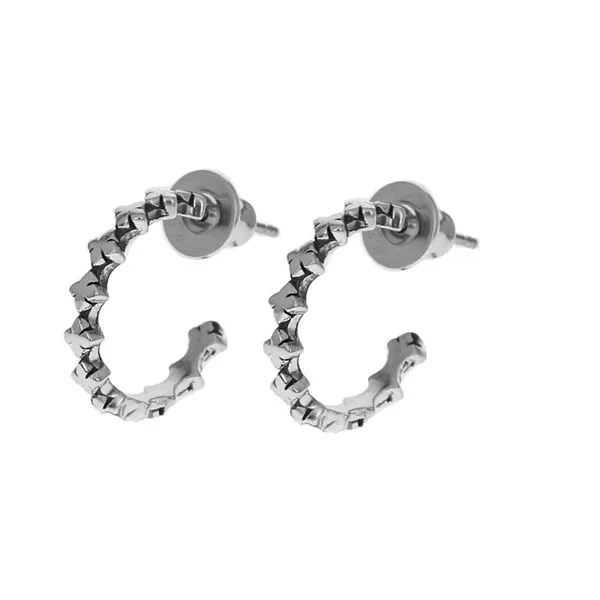 King Baby Cross JHoop Earrings Hogan's Jewelers Gaylord, MI