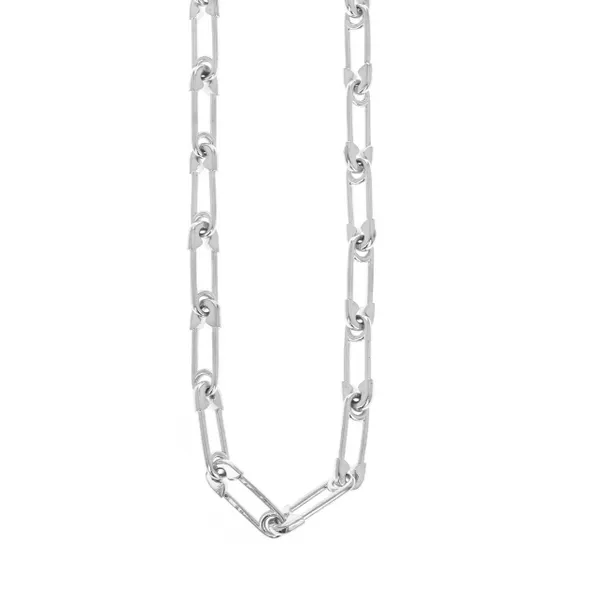 Safety Pin Link Necklace Hogan's Jewelers Gaylord, MI