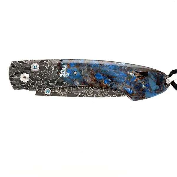 William Henry Blue Fushion Pocket Knife Hogan's Jewelers Gaylord, MI