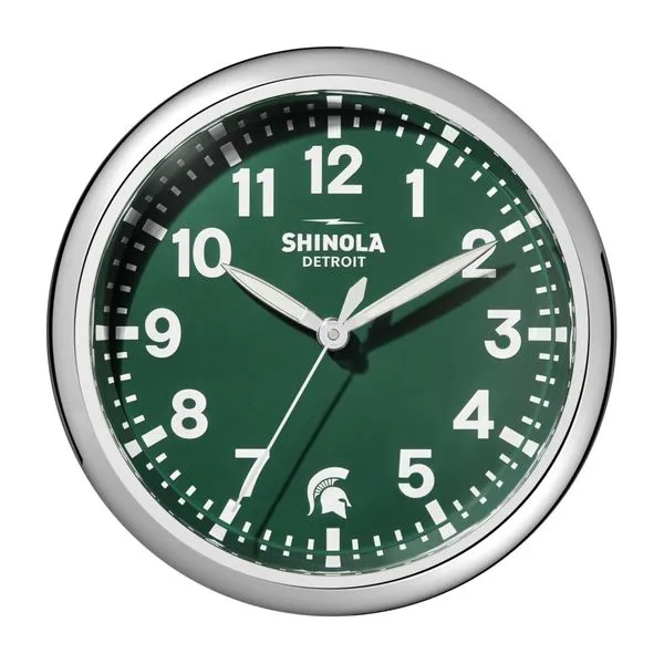 Shinola MSU Wall Clock Hogan's Jewelers Gaylord, MI