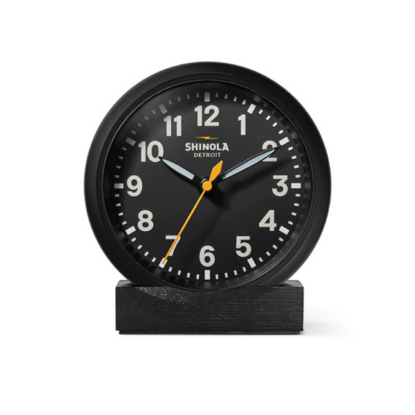 Shinola Desk Clock Hogan's Jewelers Gaylord, MI