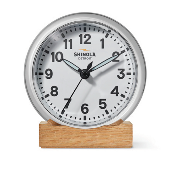 Shinola Desk Clock Hogan's Jewelers Gaylord, MI