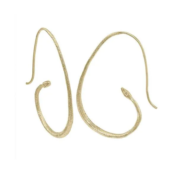 Large Snake Hoop Earrings Hogan's Jewelers Gaylord, MI