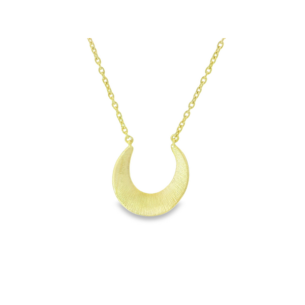 Vermeil Half Moon Adjustable Necklace Hogan's Jewelers Gaylord, MI
