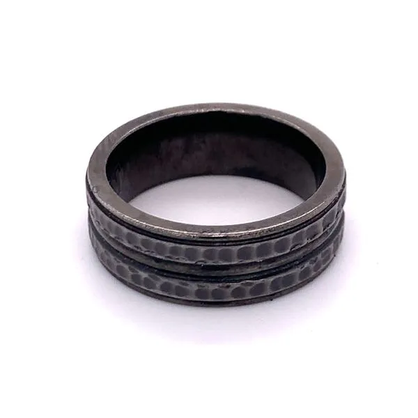 Tantalum Hammered Band Hogan's Jewelers Gaylord, MI