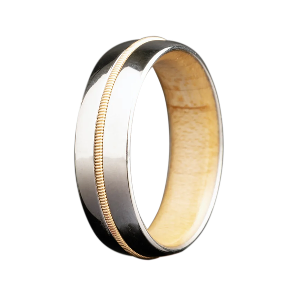 Cobalt and Guitar String Wedding Band Hogan's Jewelers Gaylord, MI