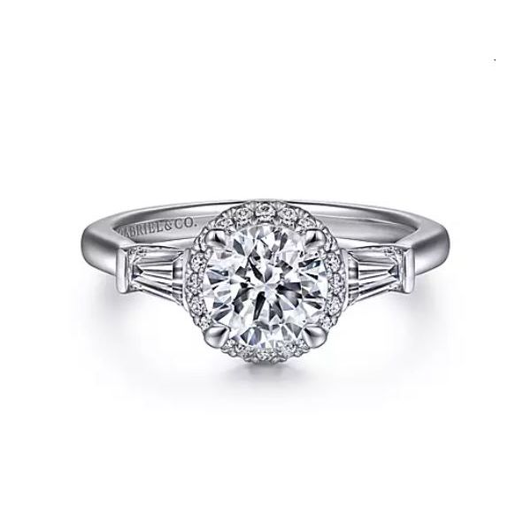 Stunning diamond halo engagement ring. 'Center stone not included Holliday Jewelry Klamath Falls, OR