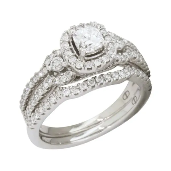 White Gold Diamond Wedding Set Holliday Jewelry Klamath Falls, OR