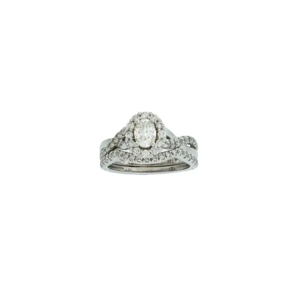 Lovely Crossover Diamond Wedding Set Holliday Jewelry Klamath Falls, OR