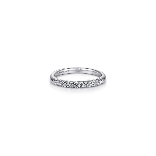 Gabriel & Co. 11 stone diamond wedding band. Holliday Jewelry Klamath Falls, OR