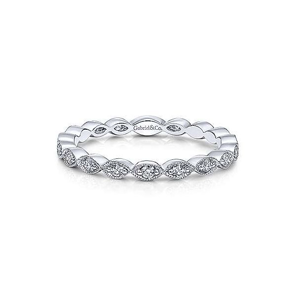 Diamond stackable band by Gabriel & Co. Holliday Jewelry Klamath Falls, OR