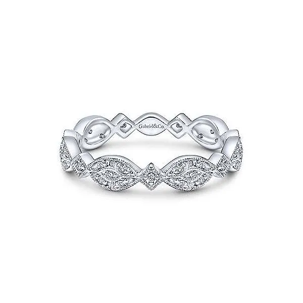 Delightful Diamond Stackable Band by Gabriel & Co. Holliday Jewelry Klamath Falls, OR