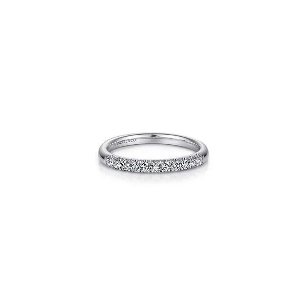 Stunning Straight Line Diamond Band by Gabriel & Co. Holliday Jewelry Klamath Falls, OR