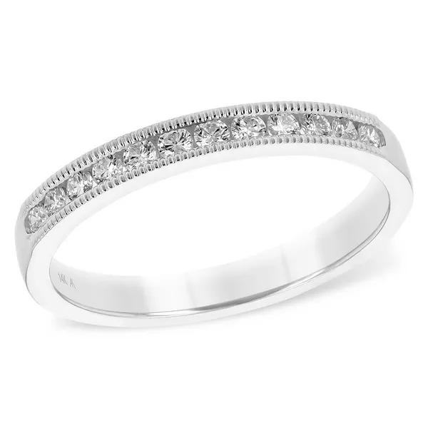 Classic detailed straight diamond band Holliday Jewelry Klamath Falls, OR
