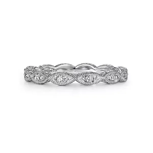 Perfectly stackable diamond ring by Gabriel & Co Holliday Jewelry Klamath Falls, OR