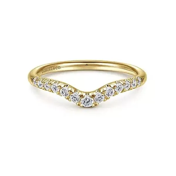 Awesome Curved Diamond Band by Gabriel & Co. Holliday Jewelry Klamath Falls, OR