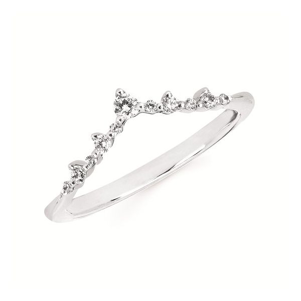 Chevron diamond band with a princess look. Holliday Jewelry Klamath Falls, OR