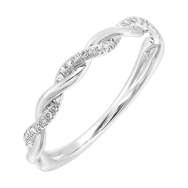 Darling white gold and diamond twist band Holliday Jewelry Klamath Falls, OR