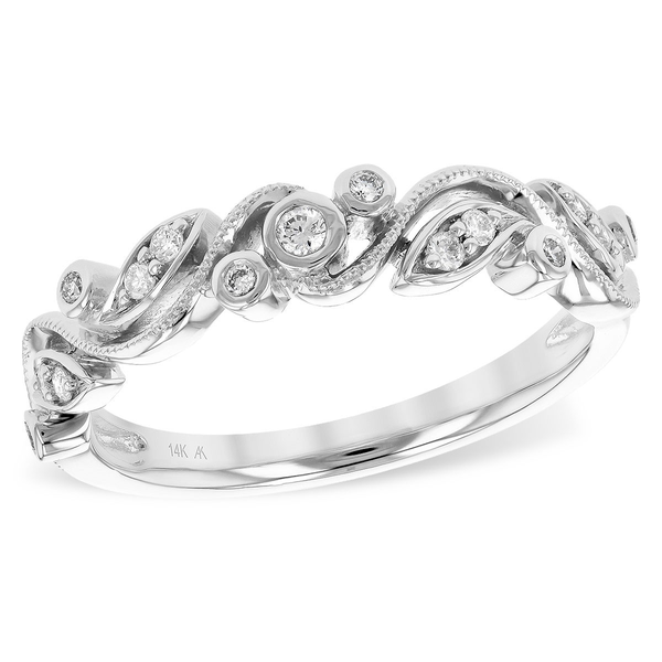 BEAUTIFUL 14KW .14CTW DIAMOND FILIGREE BAND Holliday Jewelry Klamath Falls, OR