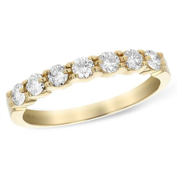 Allison Kaufman 14 karat yellow gold and diamond band Holliday Jewelry Klamath Falls, OR