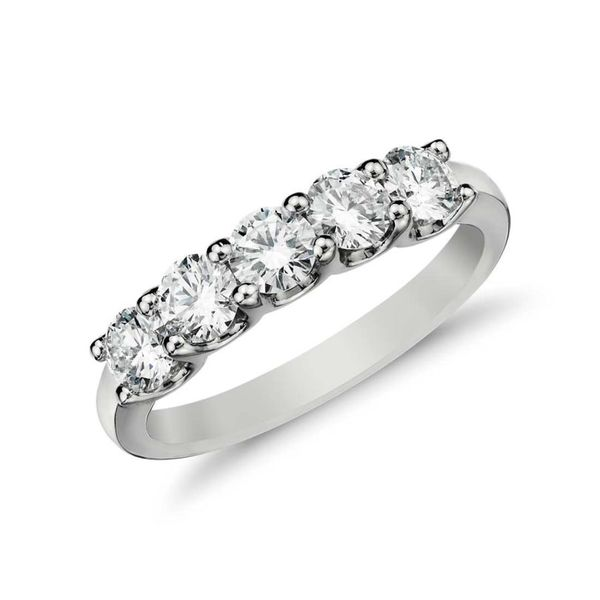 Classic 5 stone diamond band. Holliday Jewelry Klamath Falls, OR