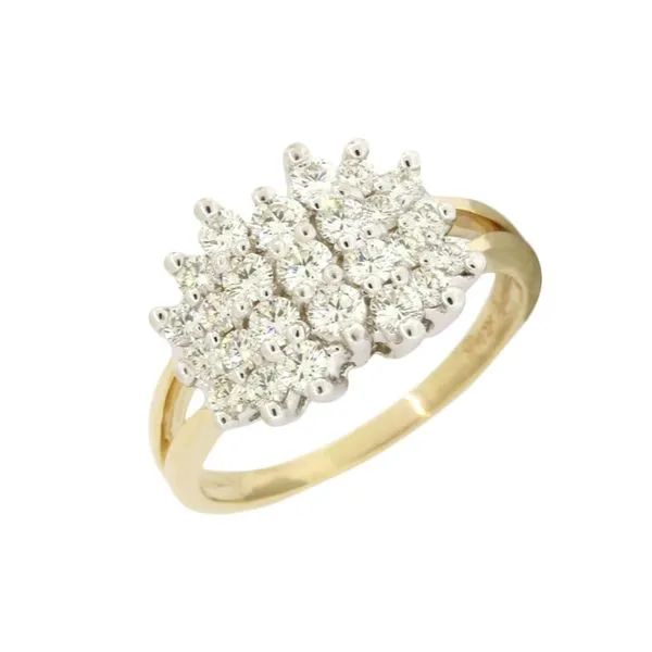 Sparkling evening diamond cluster ring Holliday Jewelry Klamath Falls, OR