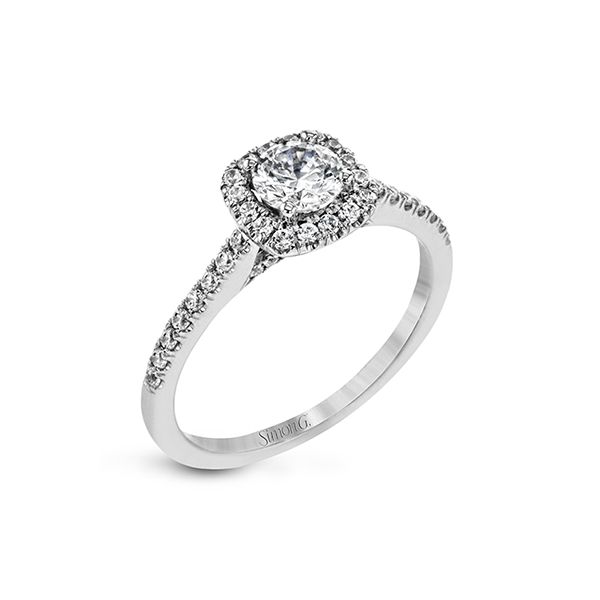 Simon G halo style diamond ring. *center not included. Holliday Jewelry Klamath Falls, OR