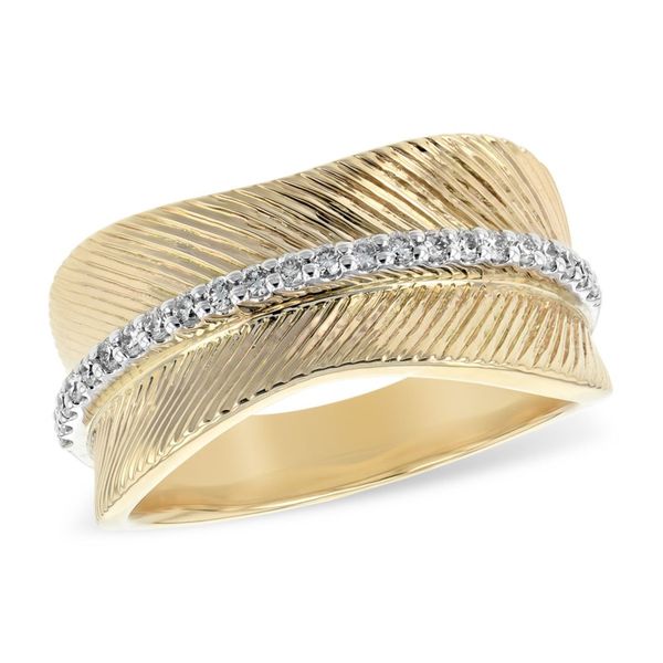 Diamond leaf pattern ring. Holliday Jewelry Klamath Falls, OR