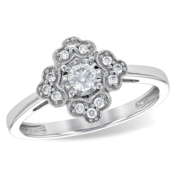 Allison Kaufman vintage inspired diamond ring. Holliday Jewelry Klamath Falls, OR