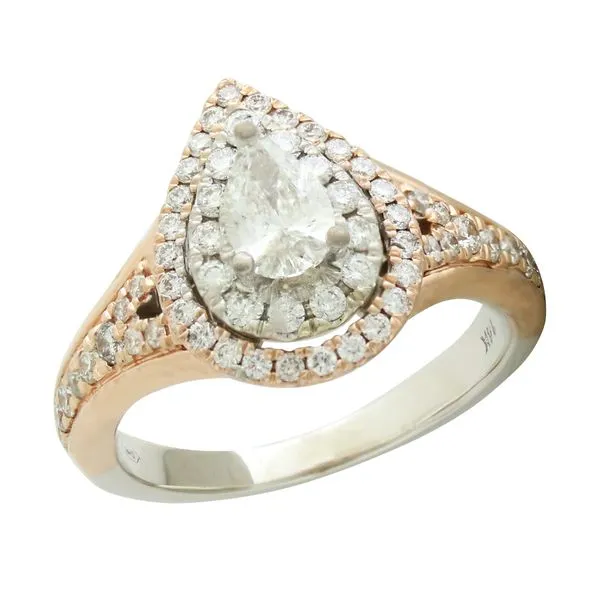 2-Tone Pear Shaped Diamond Ring Holliday Jewelry Klamath Falls, OR