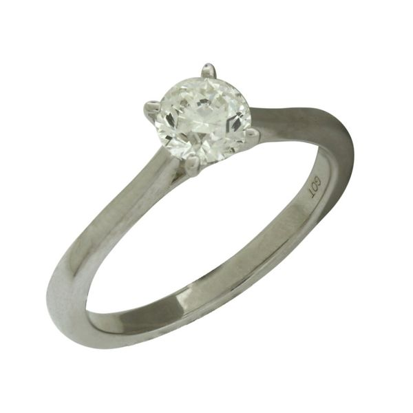 Warm and inviting solitaire diamond engagement ring Holliday Jewelry Klamath Falls, OR