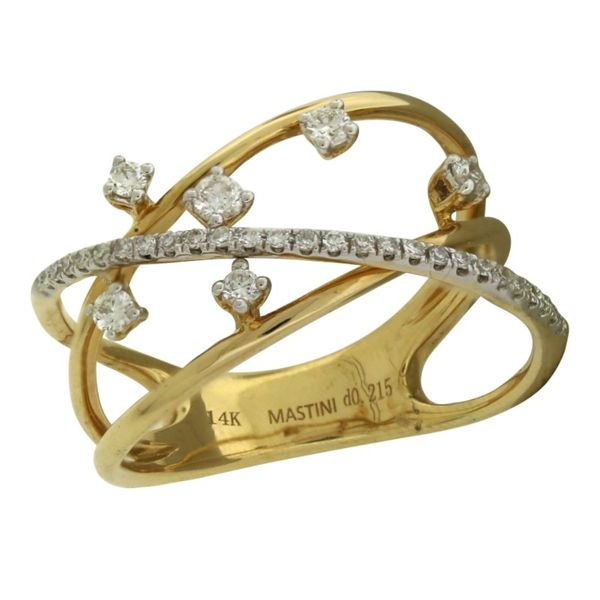 Yellow Gold Mastini Diamond Ring Holliday Jewelry Klamath Falls, OR