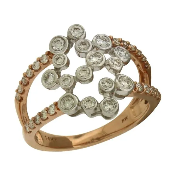 Playful cluster diamond ring. Holliday Jewelry Klamath Falls, OR