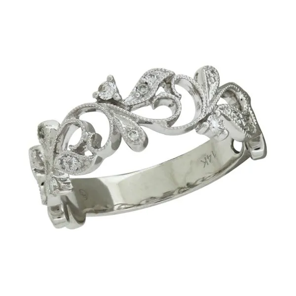 Filigree diamond fashion ring. Holliday Jewelry Klamath Falls, OR