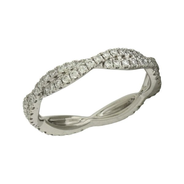 Platinum twist diamond ring. Holliday Jewelry Klamath Falls, OR
