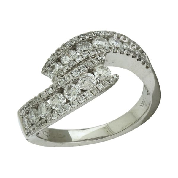 Beautiful by-pass design diamond ring. Holliday Jewelry Klamath Falls, OR