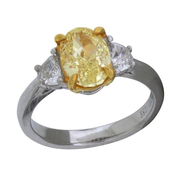 Stunning yellow diamond ring. GIA Cert. Holliday Jewelry Klamath Falls, OR