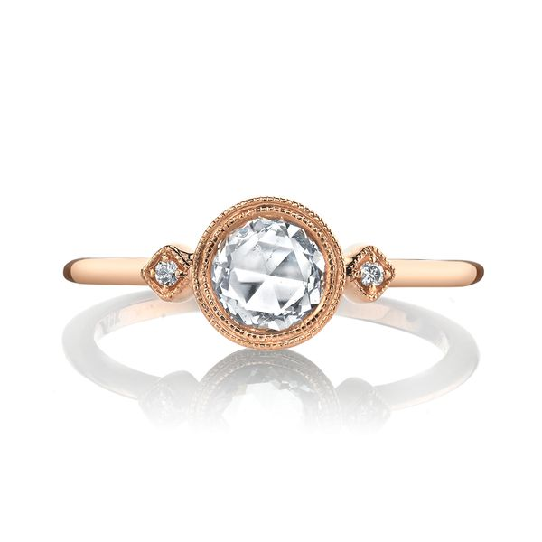 Beautiful diamond ring featuring a rose cut diamond center. Holliday Jewelry Klamath Falls, OR