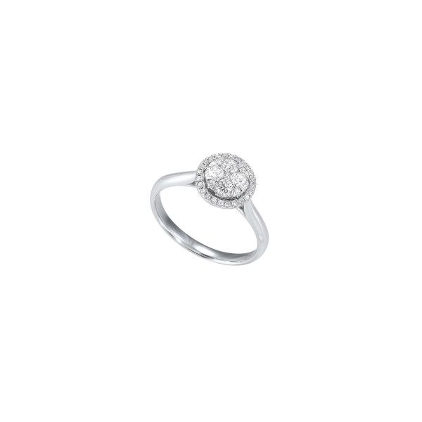 Halo Diamond Ring Holliday Jewelry Klamath Falls, OR