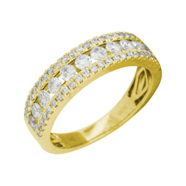 Triple your pleasure with a tri-diamond band Holliday Jewelry Klamath Falls, OR