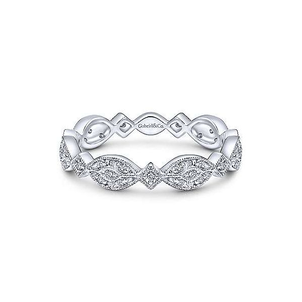 Diamond stackable band by Gabriel NY Holliday Jewelry Klamath Falls, OR