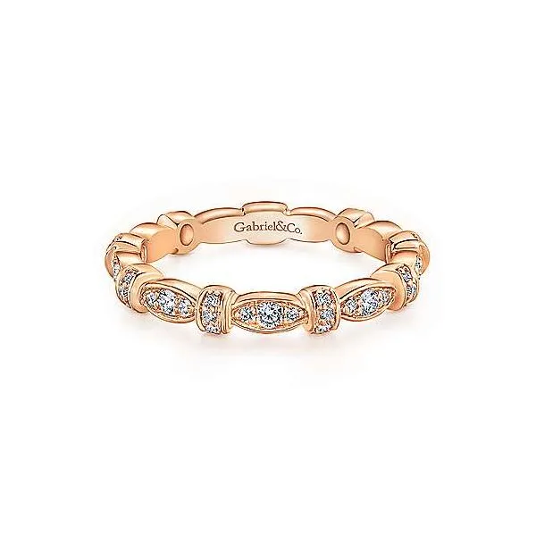 Diamond Stackable Band by Gabriel & Co. Holliday Jewelry Klamath Falls, OR
