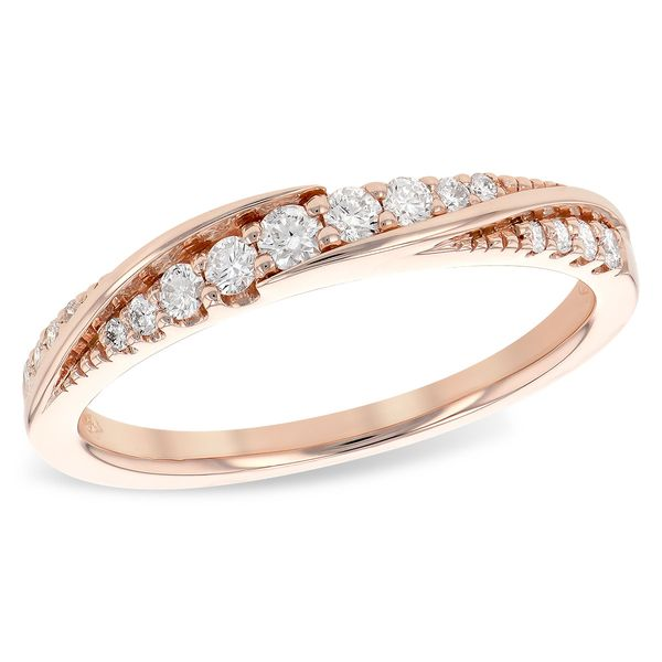 Gorgeous rose gold diamond band. Holliday Jewelry Klamath Falls, OR