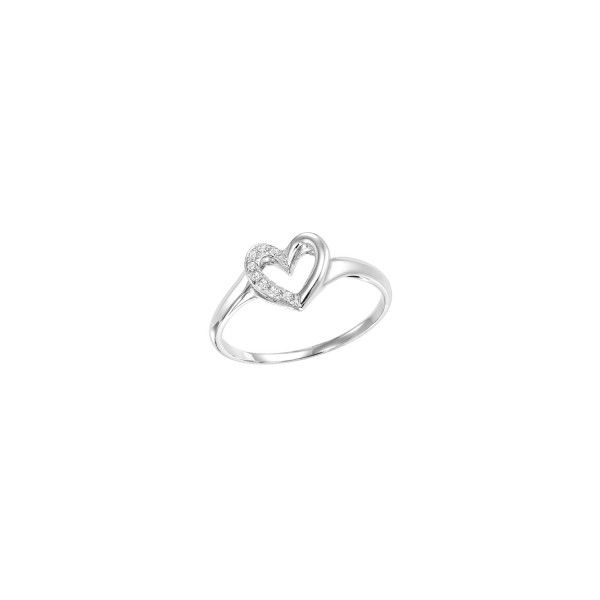 Heart ring with diamonds. Holliday Jewelry Klamath Falls, OR