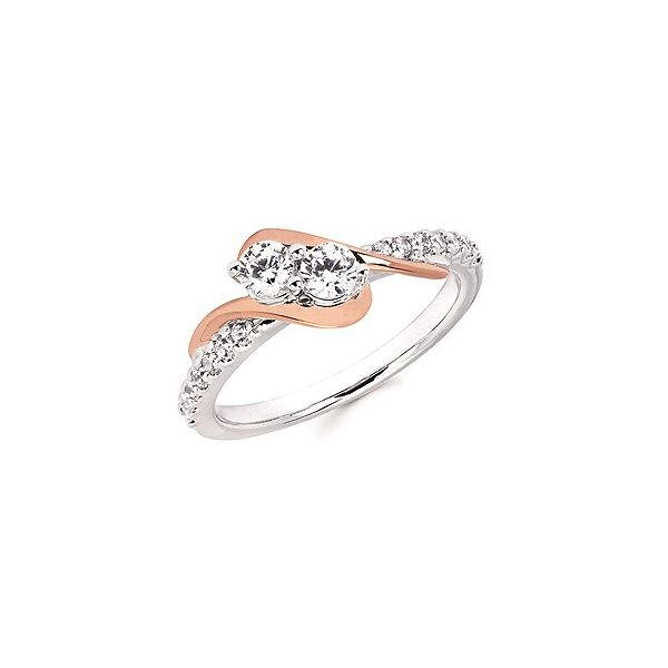 Stunning two tone diamond ring. Holliday Jewelry Klamath Falls, OR