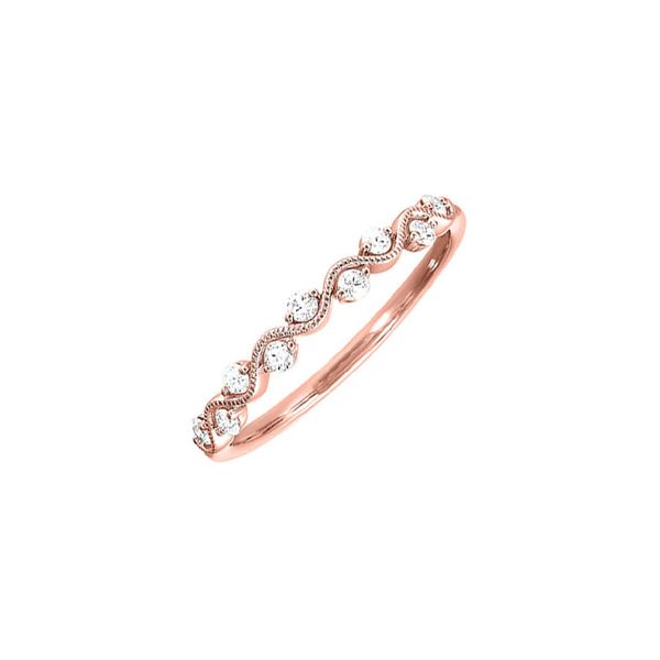 Lovely rose gold and diamond stacker! Holliday Jewelry Klamath Falls, OR