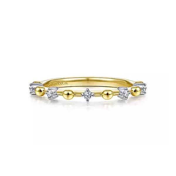Sweet Bujukan Diamond and Ball Ring by Gabriel & Co. Holliday Jewelry Klamath Falls, OR