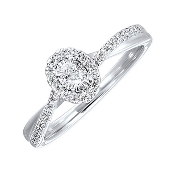 Stunning diamond halo ring Holliday Jewelry Klamath Falls, OR