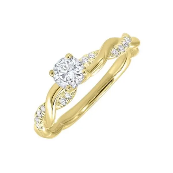 Unique Diamond Twist Engagemnet Ring Holliday Jewelry Klamath Falls, OR